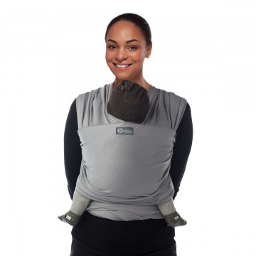 fascia porta bebè tricot slen - light grey 