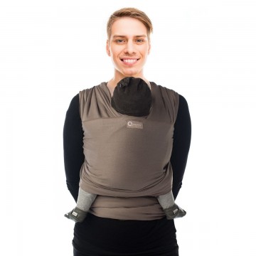 fascia porta bebè tricot slen - taupe 