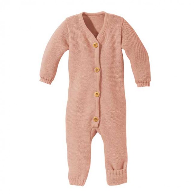 tutone in lana tessuta rosa 62/68 cm.