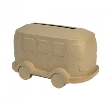 figura in cartone van/salvadanaio 