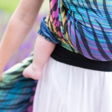 fascia portabebè zamira rosea 460 cm.