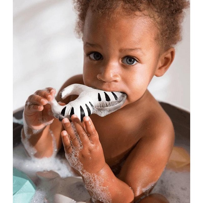 zoe la zebra massaggia gengive 