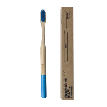 Spazzolino Bamboo Setole FORTI blu