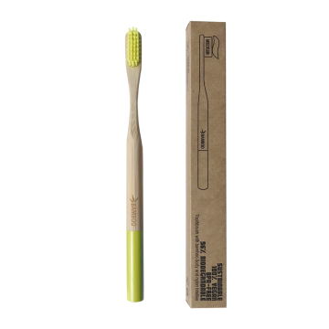 Spazzolino Bamboo Setole FORTI lime