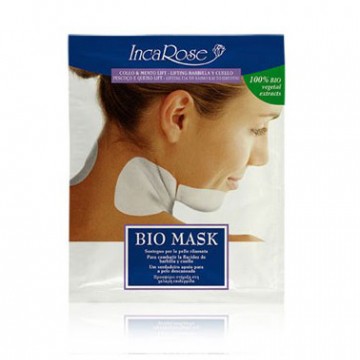 maschera bio monouso collo e mento 17 ml. incarose bio mask
