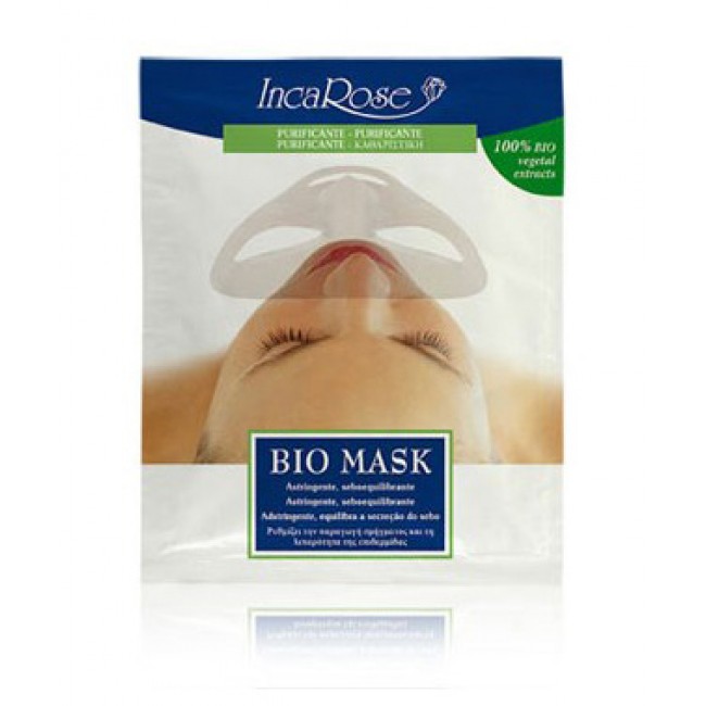 maschera bio monouso purificante 17 ml. incarose bio mask