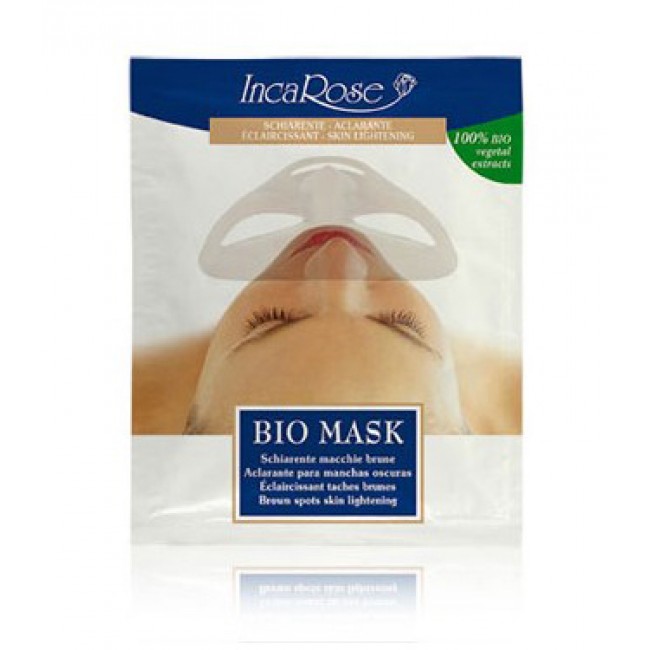 maschera bio monouso schiarente 17 ml. incarose bio mask
