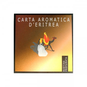 bustina profumata per cassetti  carta d'eritrea 