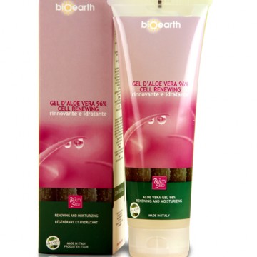 gel d’aloe vera 96% cell renewing 250 ml. bioearth the beauty seed