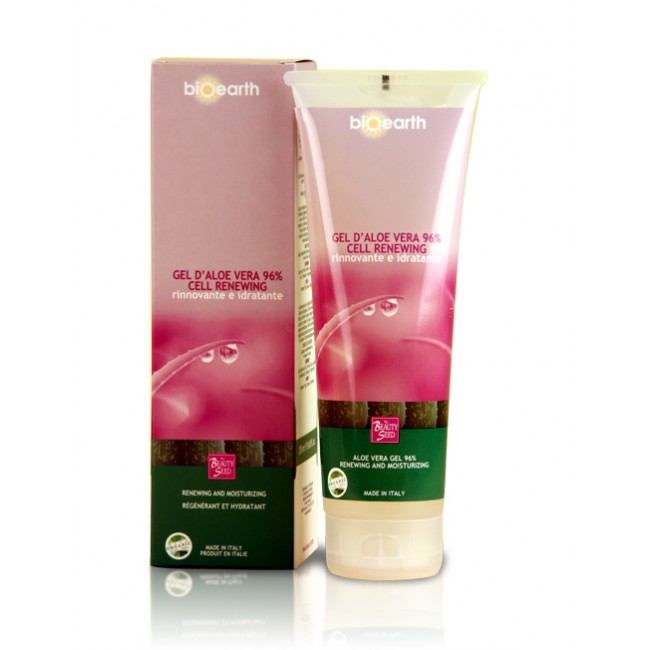 gel d’aloe vera 96% cell renewing 250 ml. bioearth the beauty seed