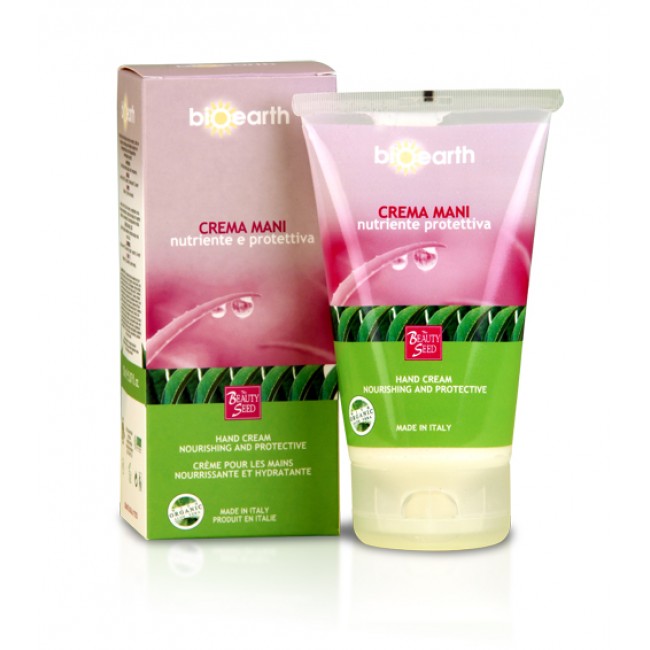crema mani 150 ml. bioearth the beauty seed