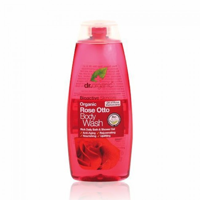detergente corpo e capelli antieta' 250 ml. dr. organic rose otto