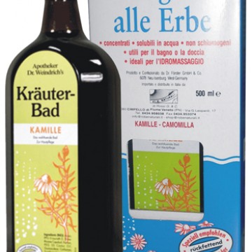 olio bagno e idromas. camomilla 500 ml  dr. foster 