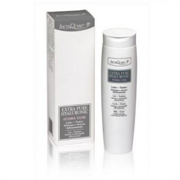 hydra tone latte + tonico  200 ml incarose extra pure hyaluronic