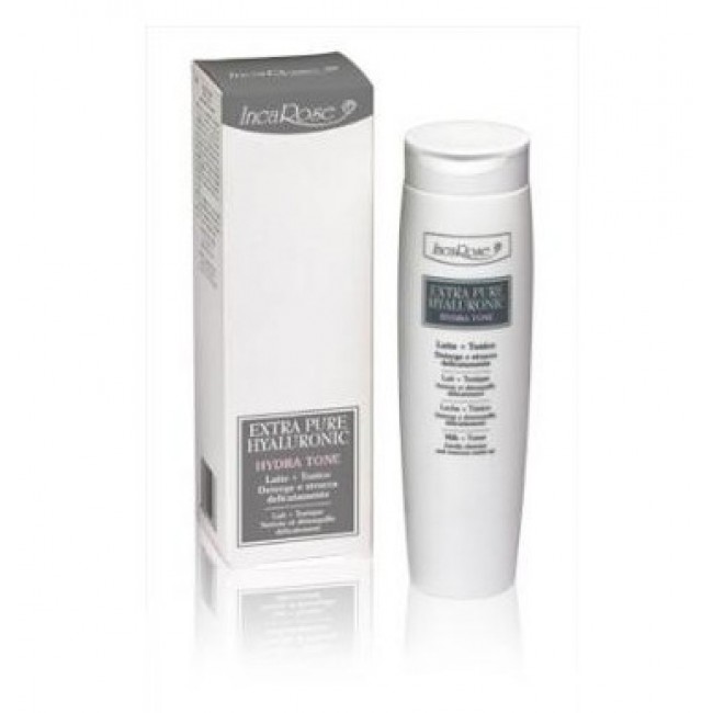 hydra tone latte + tonico  200 ml incarose extra pure hyaluronic