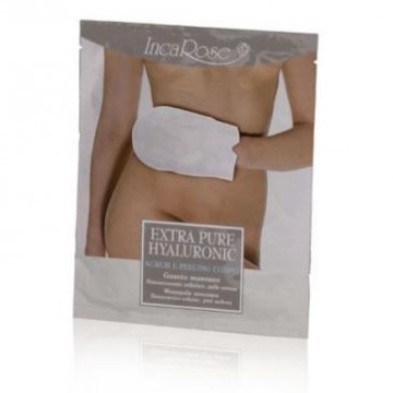 scrub e peeling corpo  1 guanto incarose extra pure hyaluronic