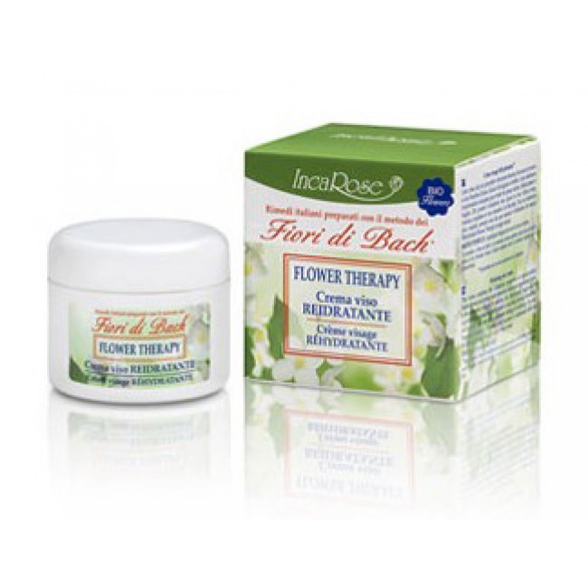 crema viso reidratante 30 ml. incarose flower terapy
