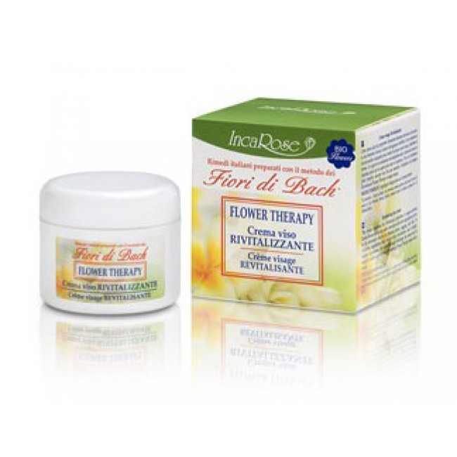 crema viso rivitalizzante 30 ml. incarose flower terapy