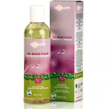 gel bagno d’aloe nutriente e idratante 250 ml. bioearth the beauty seed