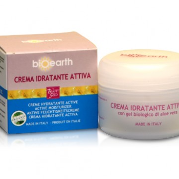 crema idratante attiva 50 ml. bioearth the beauty seed