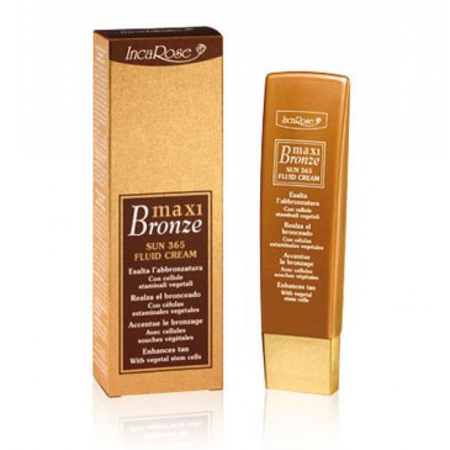 sun 365 crema fluida emulsione luminosa 50 ml. incarose maxi bronze