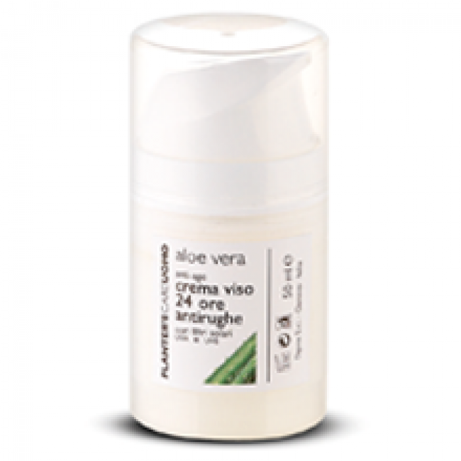 crema viso 24 h antirughe 50 ml. planter's aloe vera uomo
