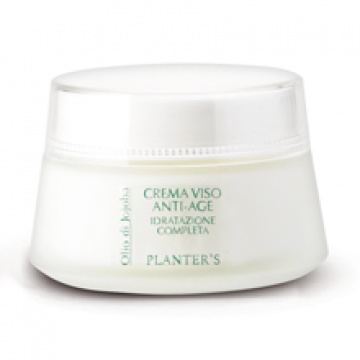 crema viso setificante 50 ml. planter's olio di jojoba