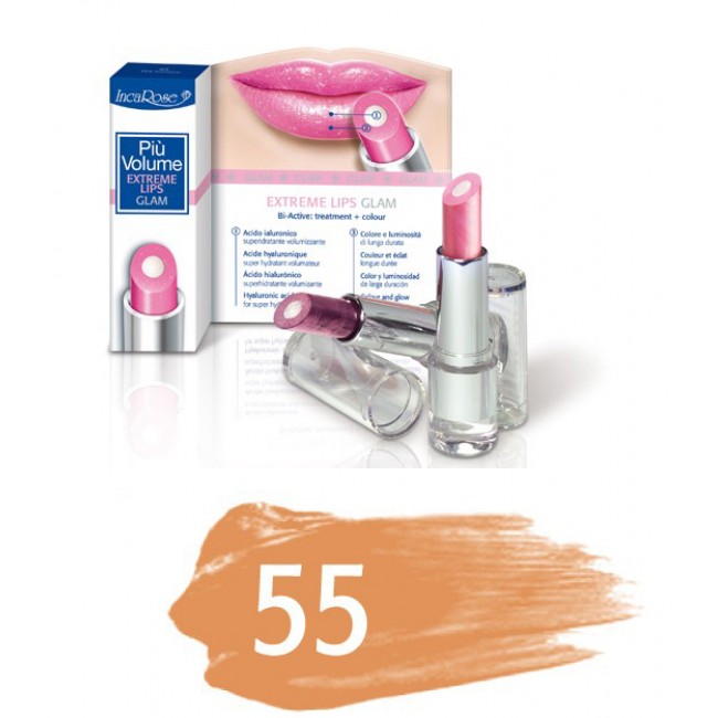 extreme lips glam 55 golden daisy 4,5 ml. incarose piu' volume
