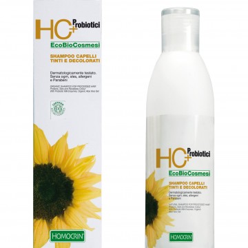 shampoo capelli tinti e decolorati 250ml specchiasol homocrin hc+