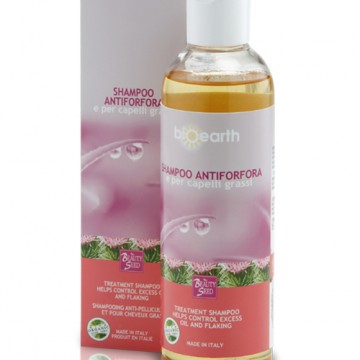 shampoo antiforfora e per capelli grassi 250 ml. bioearth the beauty seed