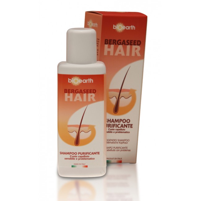 hair shampoo purificante 200 ml. bioearth bergaseed