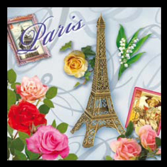 sacchetto carta profumato toureiffel  le blanc 