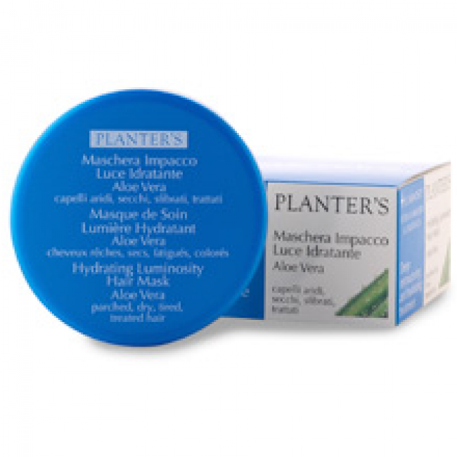 maschera impacco luce idratante 200 ml. planter's aloe vera tricologica