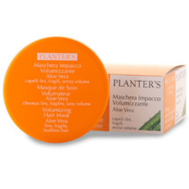 maschera impacco volumizzante 200 ml. planter's aloe vera tricologica