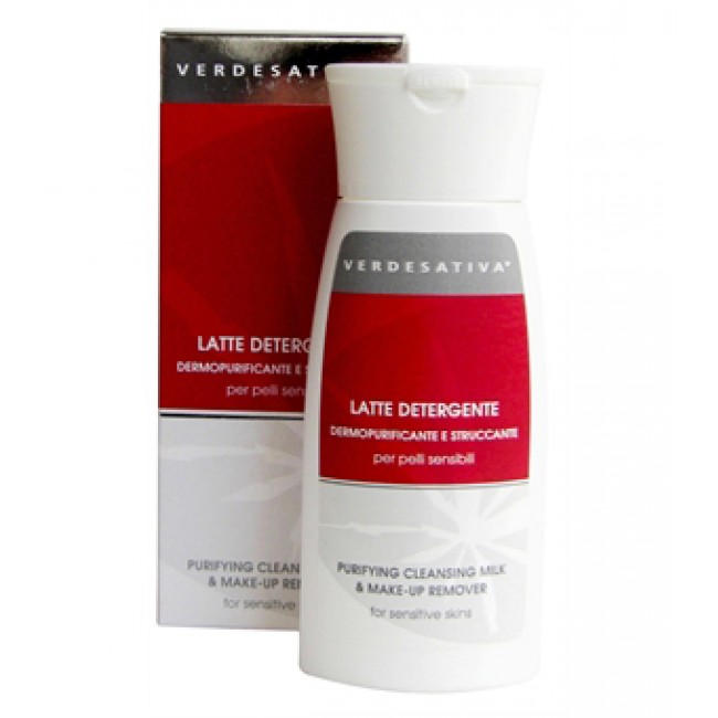 latte detergente dermopurificante  verdesativa 