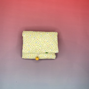 KIT Porta Assorbenti con zip pois Colorati La Bottega Della Luna Artigianale 