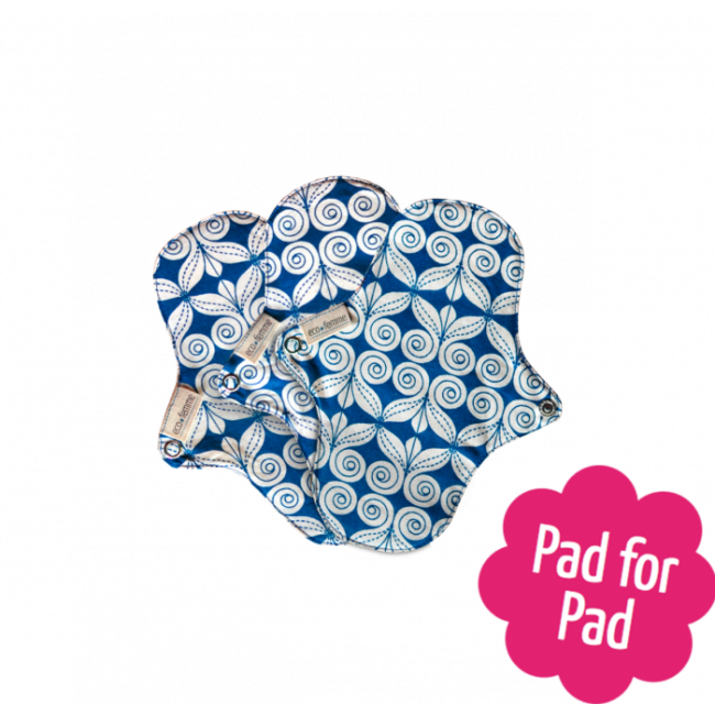 3 Salvaslip Lavabili In Cotone Eco Femme