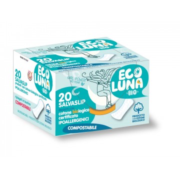 Ecoluna  Proteggi Slip Anatomici Ripiegati 20 Pz
