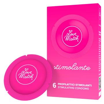 Preservativi Stimolanti 6 pz Love Match