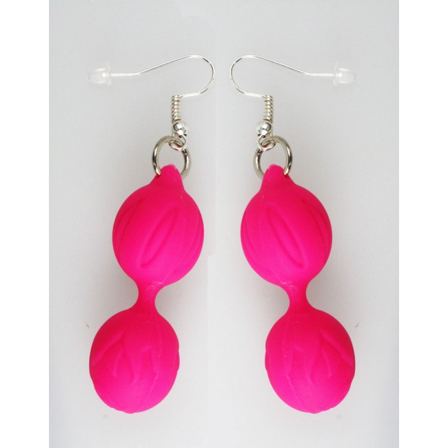 Orecchini Geisha Balls Di Adrien Lastic Rosa