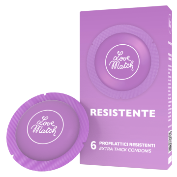 Preservativi Ultra Resistenti 6 pz Love Match