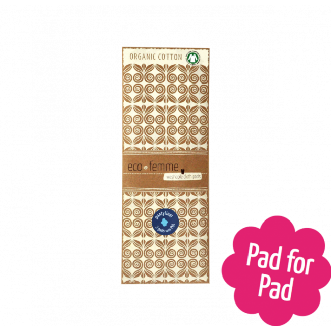 3 Salvaslip Lavabili In Cotone Eco Femme