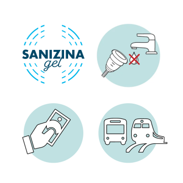 Gel Igienizzante Mani - Sanizina - 100 Ml.